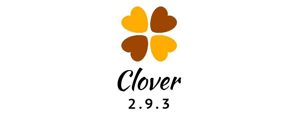 Clover 2.9.3 - Documentation